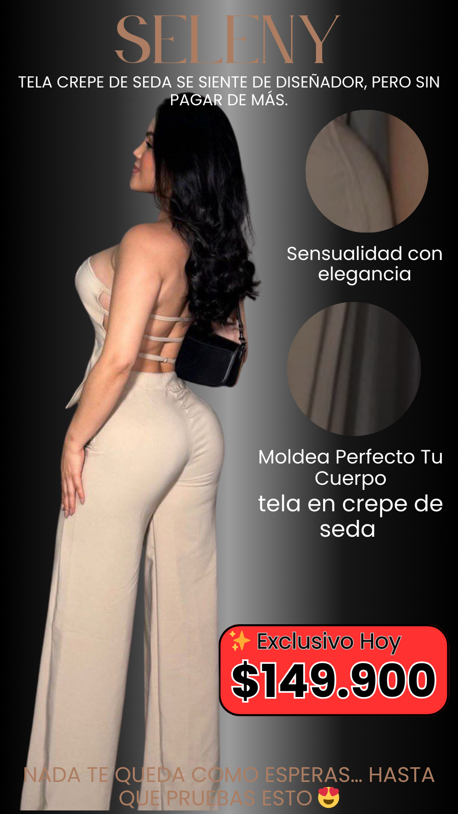 Conjunto blusa y pantalón SELENY
