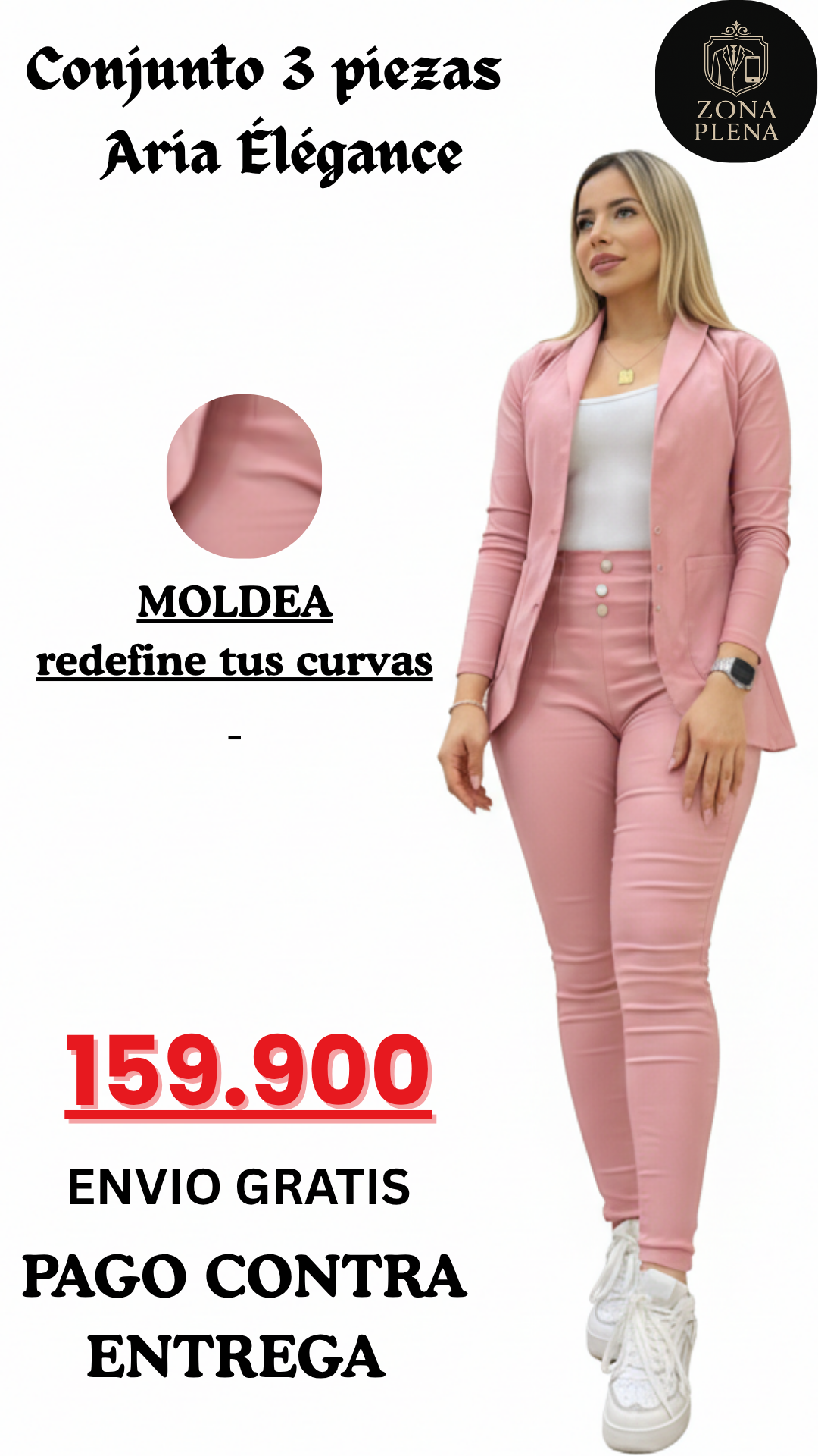 Conjunto 3 piezas  Aria Élégance