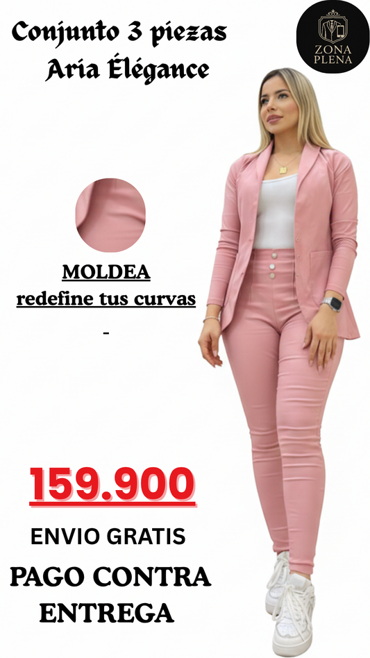 Conjunto 3 piezas  Aria Élégance