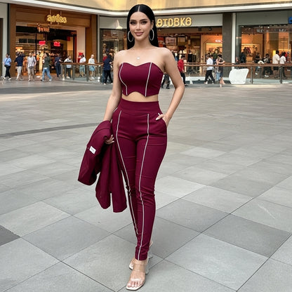 Conjunto  x3 Body Charf